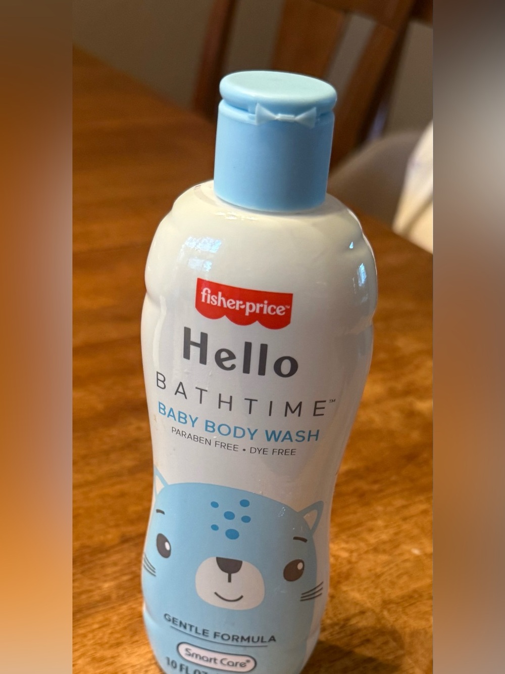Fisher-Price Blue Hello Bathtime Baby Body Wash Bottle